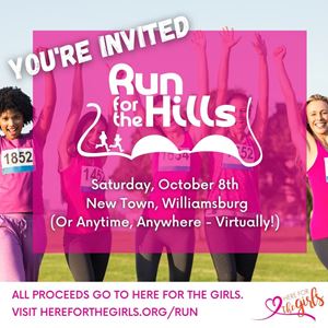 Picture of Here for the Girls Run for the Hills 5K + 1 Mile Fun Run