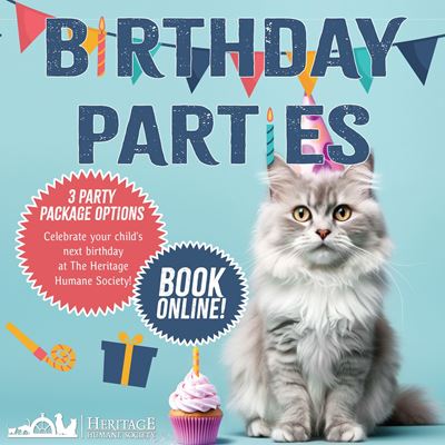 Picture of Heritage Humane Society Birthday Party Rental